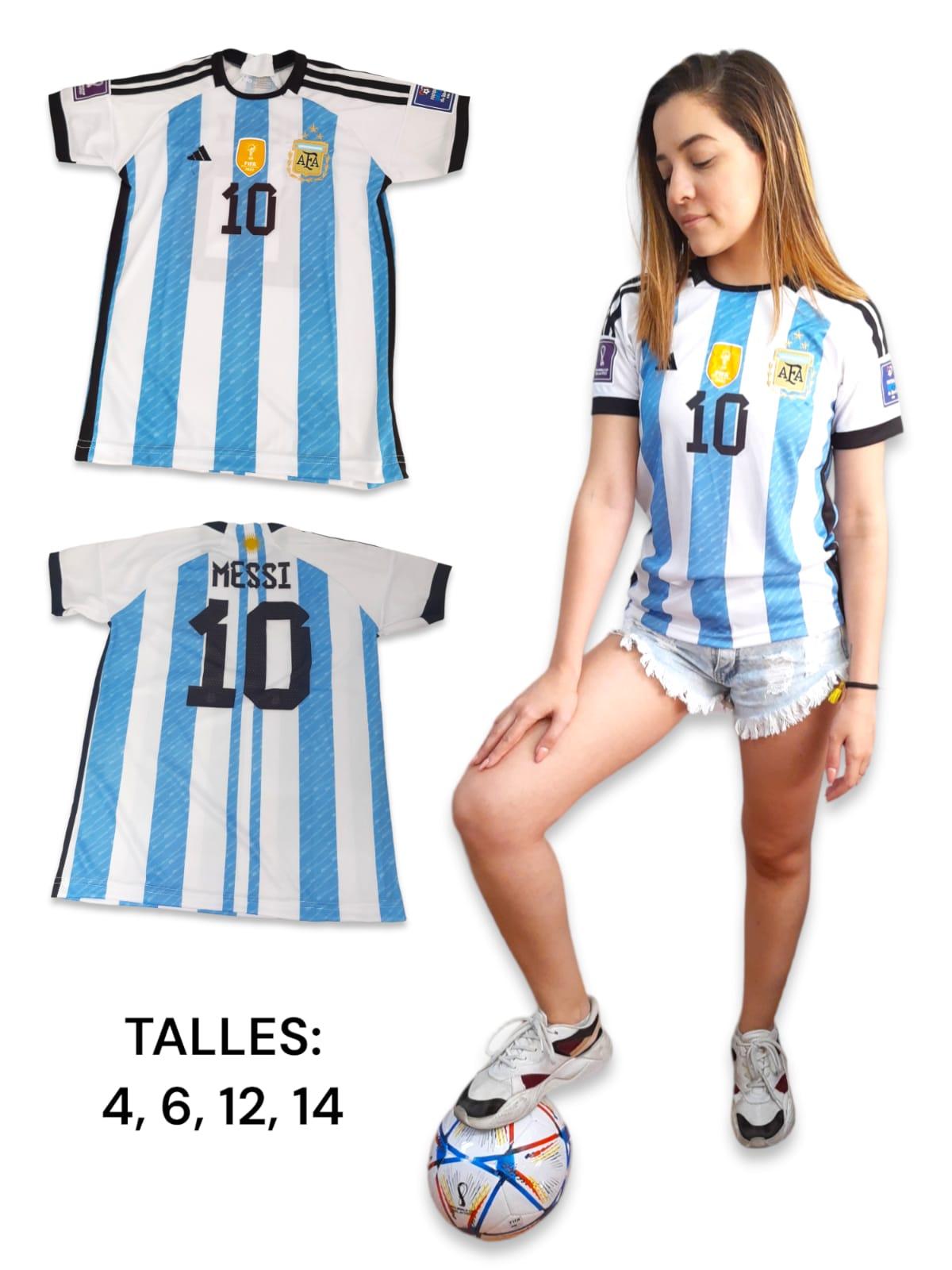 Camiseta Argentina de ni¤os 3 Estrellas